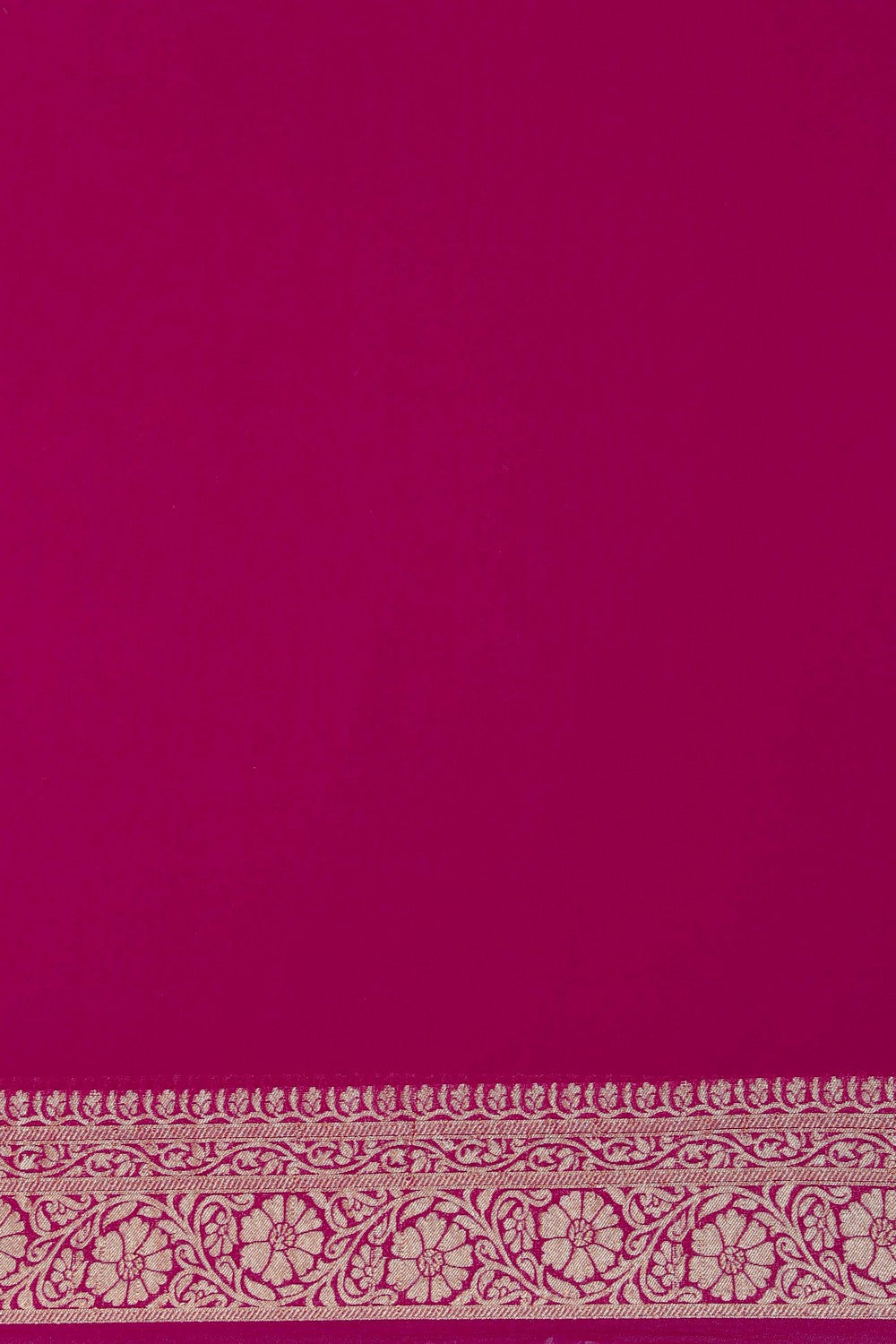 Image of Banarasi-Chiffon Purple Saree